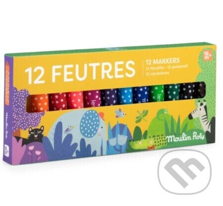 Barevné fixy pro nejmenší - Moulin Roty