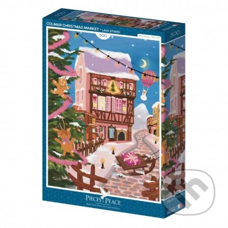 Puzzle Vianočný trh v Colmare - Pieces & Peace