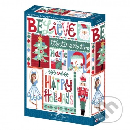 Puzzle Vianočná koláž - Pieces & Peace