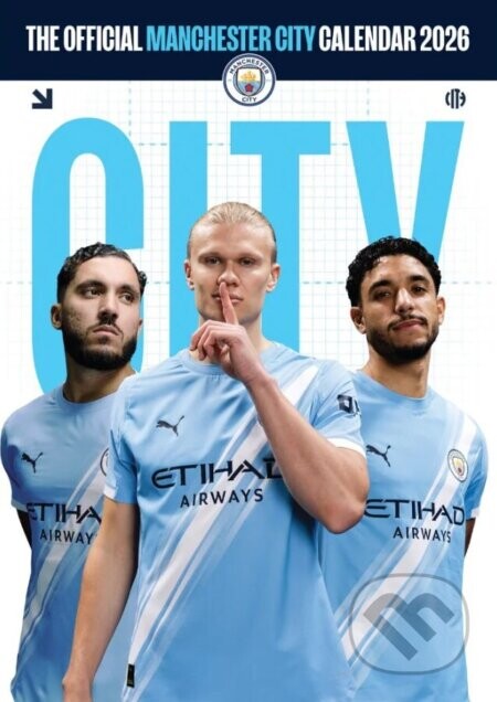Oficiální nástěnný kalendář 2026: FC Manchester City (A3 29,7 x 42 cm)