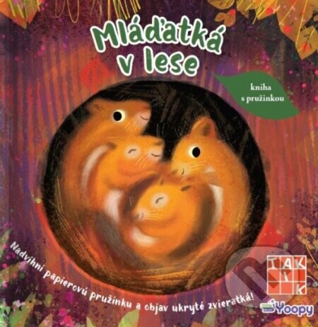 Mláďatká v lese - kniha s pružinkou - neuvedený autor
