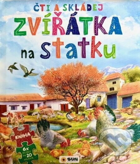 Čti a skládej: Zvířátka na statku - SUN