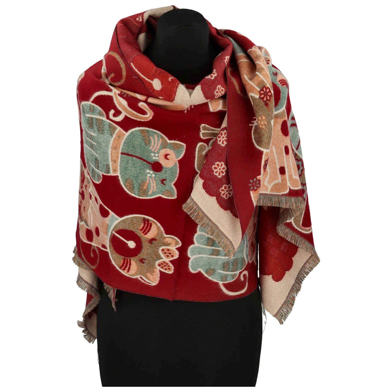 Dámská šála červená - Firenze Gitel červená