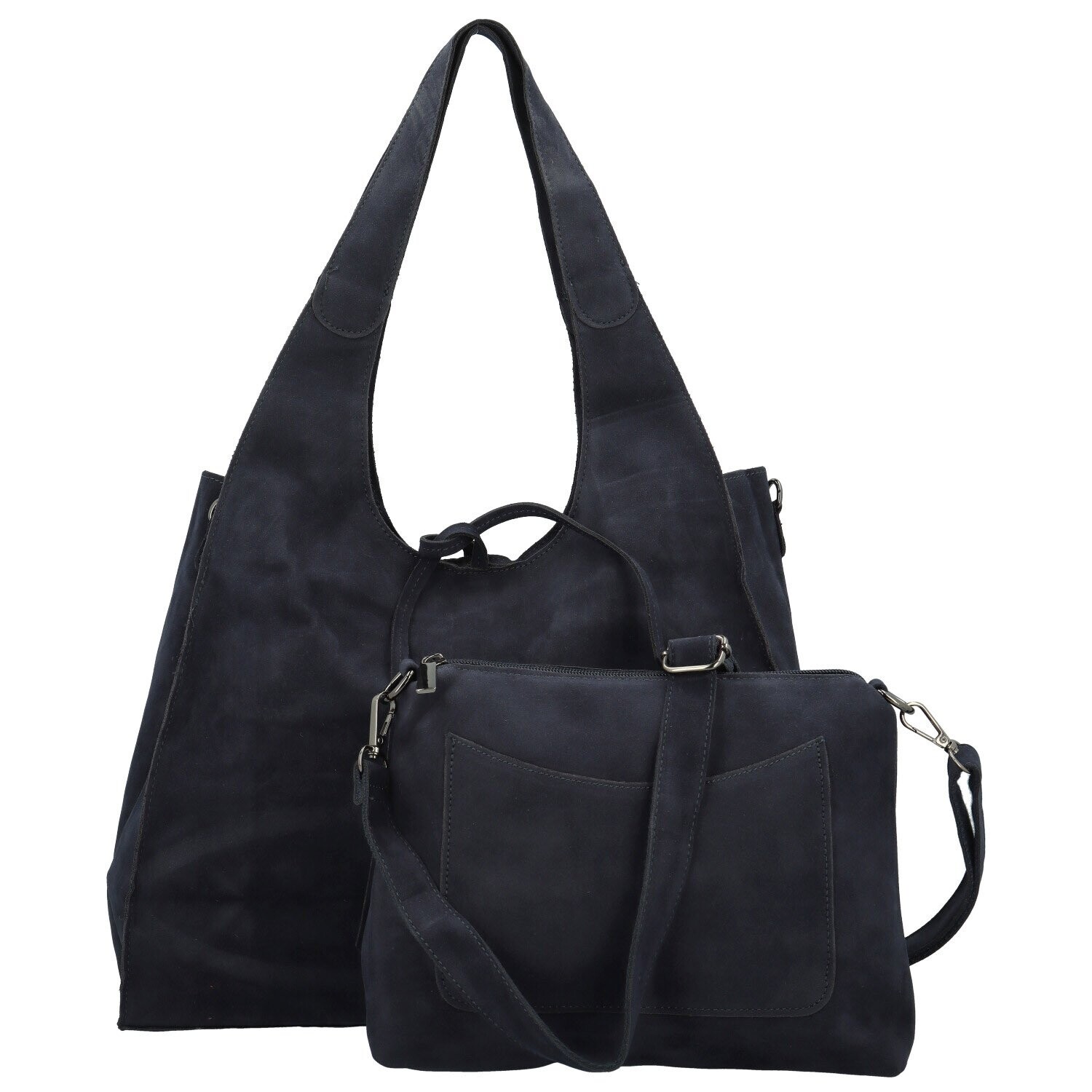 Dámský set kabelek tmavě modrý - Paolo bags Sherika tmavě modrá