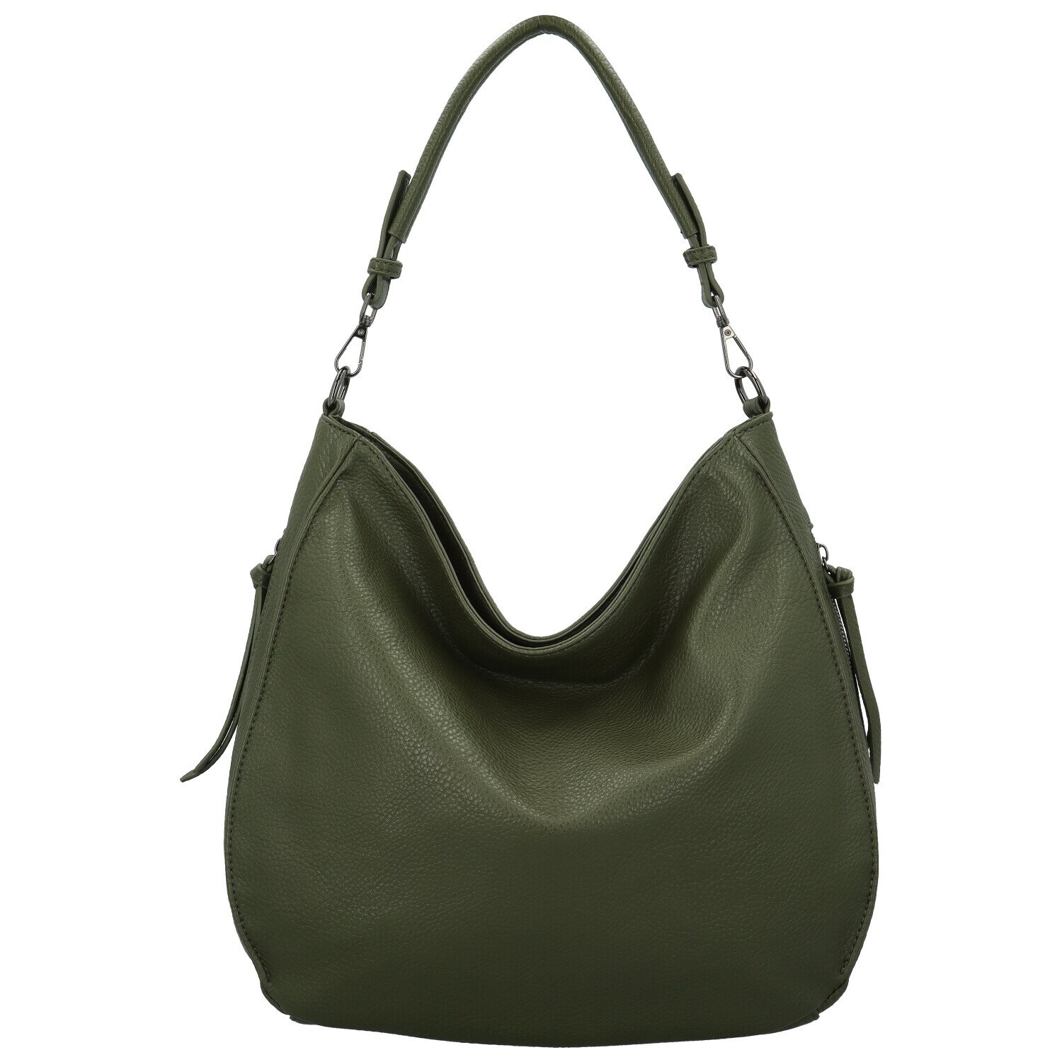 Dámská kabelka na rameno tmavě zelená - Paolo bags Leyra zelená