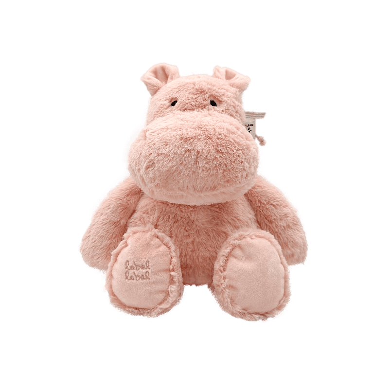 Label Label Plyšák hroch Harvey M - Pink