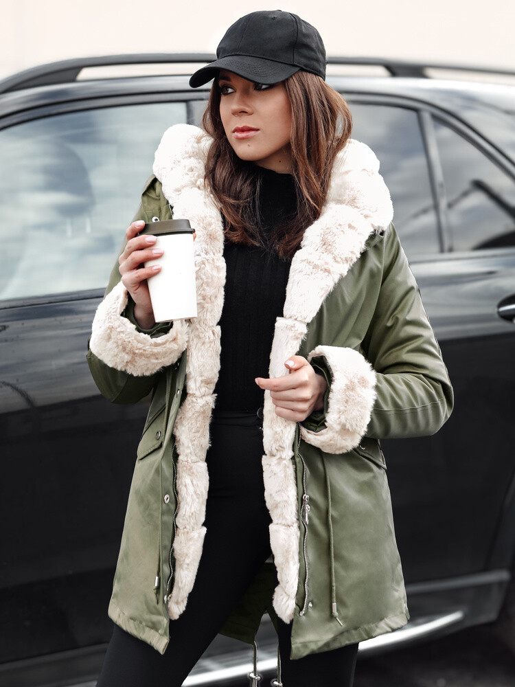 Kurtka zimowa damska parka ARCTIC beżowa Dstreet TY4767