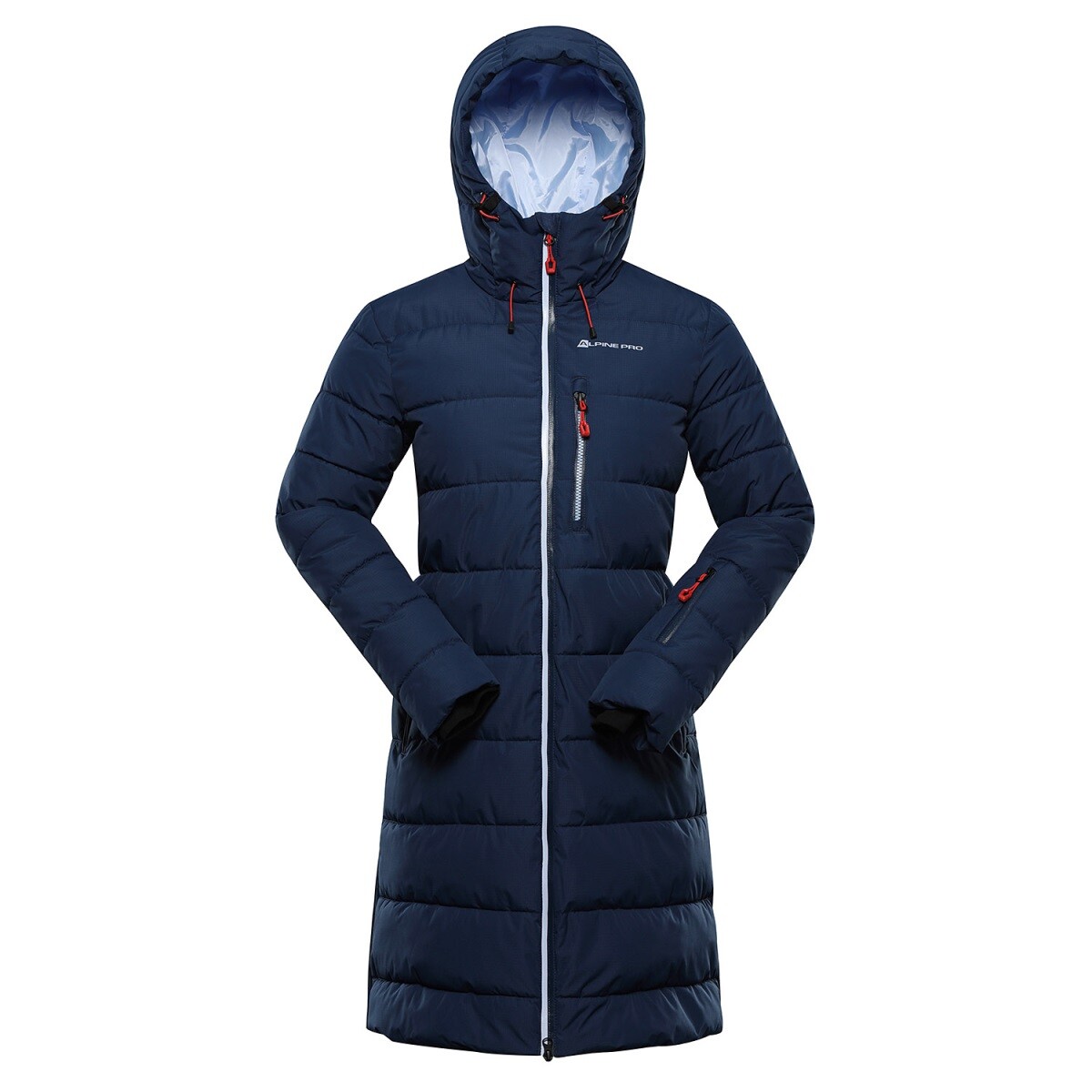 Dámský městský zimní kabát alpine pro puera modrá l