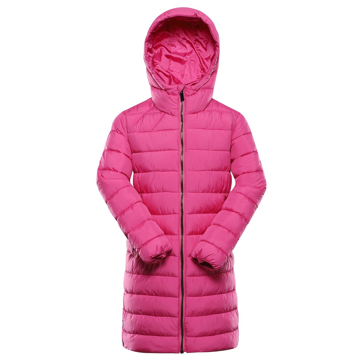 Dětský zimní ultralehký kabát alpine pro defro růžová 152-158