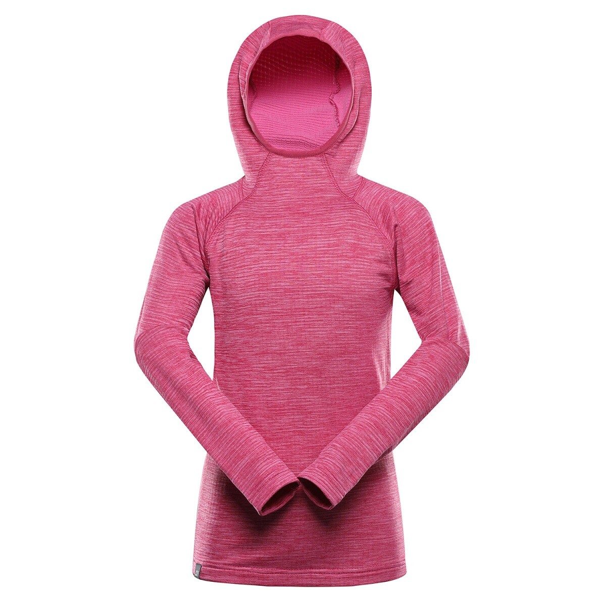 Dětská rychleschnoucí mikina s cool-dry alpine pro rolto neonově růžová 104-110
