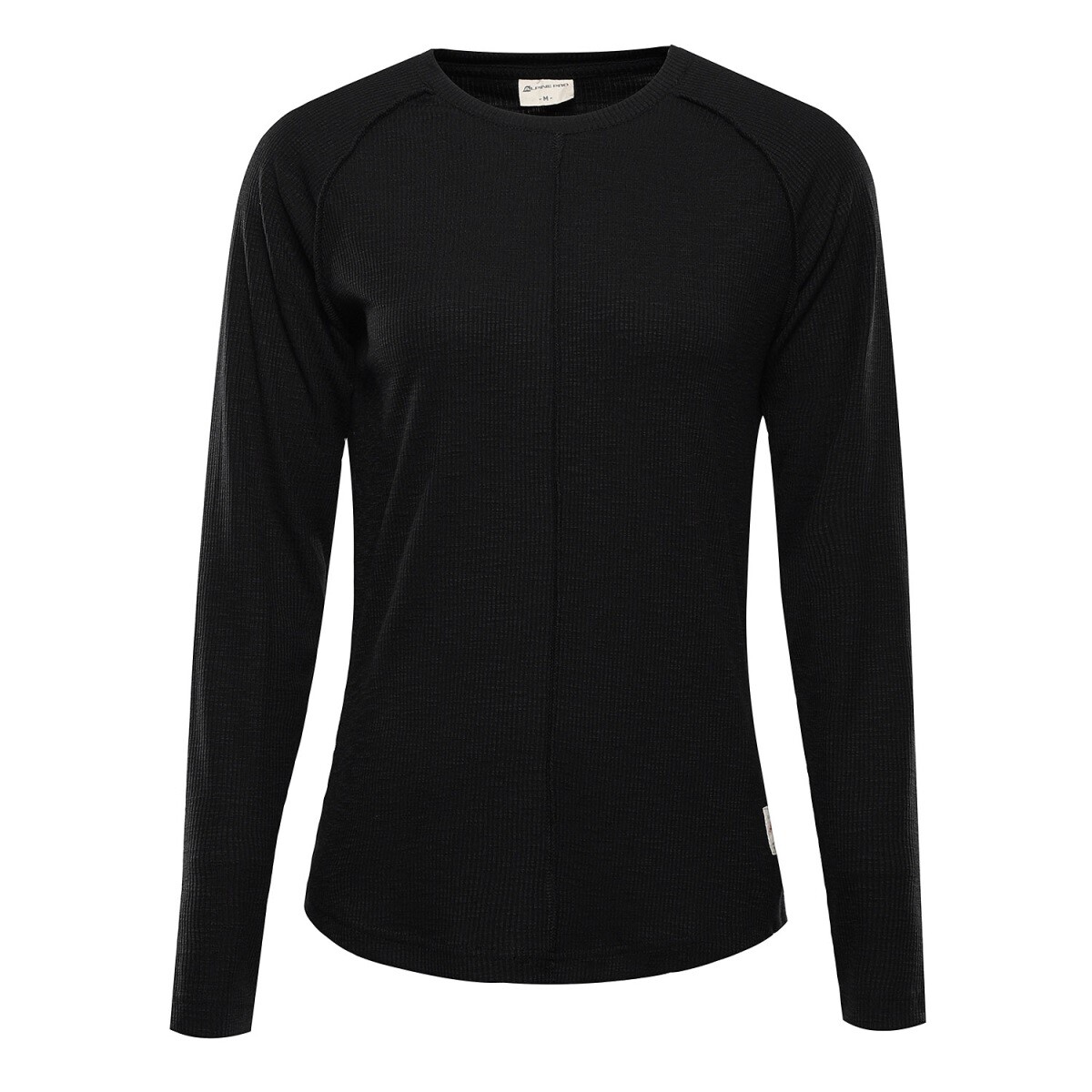 Dásmké triko s dlouhým rukávem alpine pro lereta černá xs