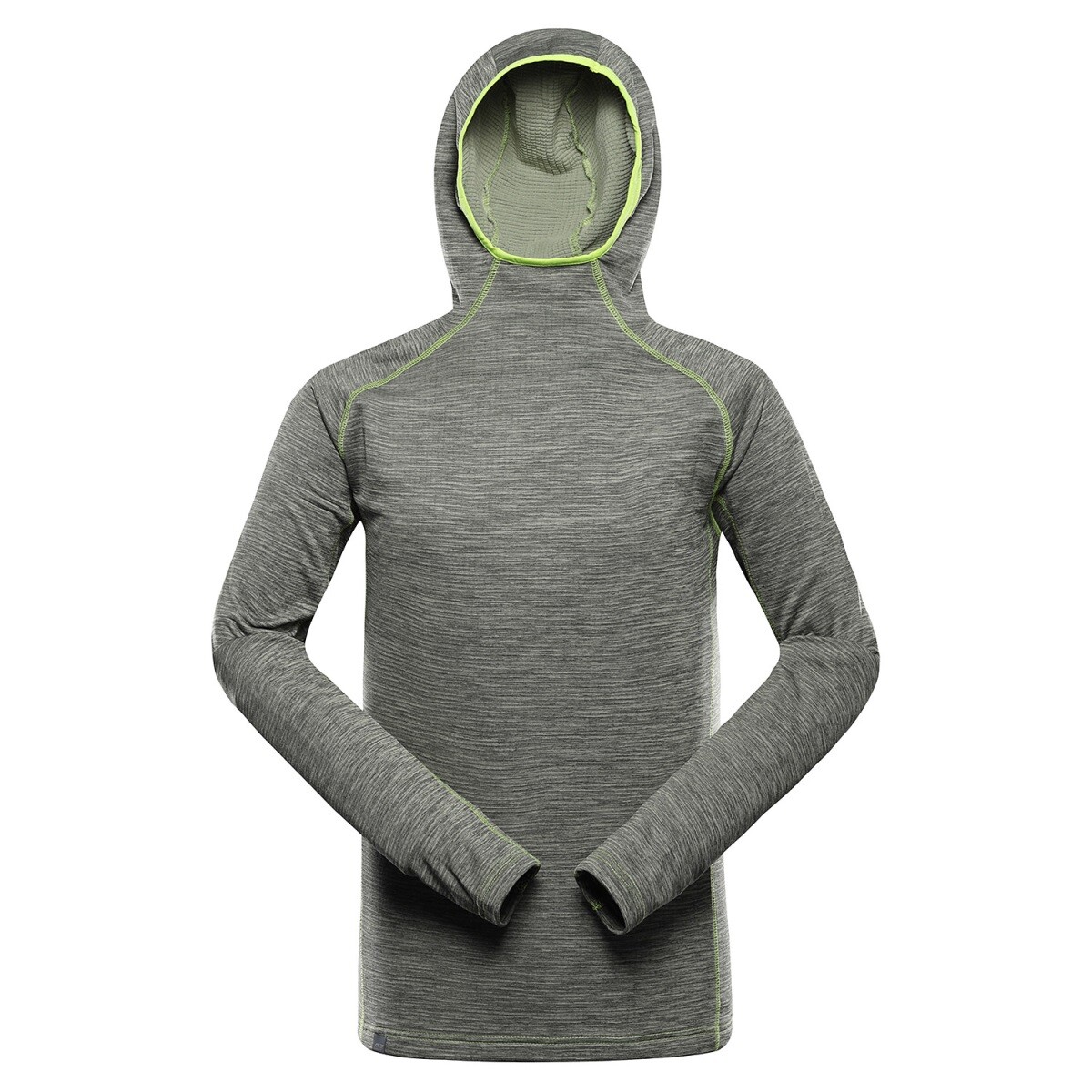 Pánská rychleschnoucí mikina alpine pro rolt zelená xs