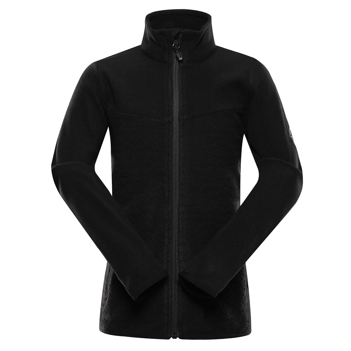 Dětská hřejivá mikina z mikrofleecu alpine pro siuso 3 černá 92-98