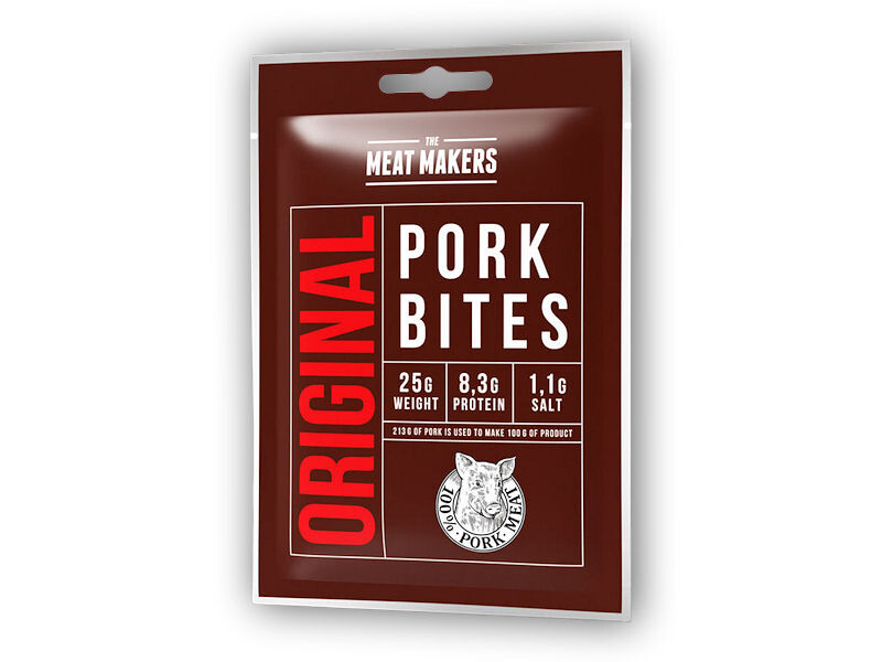 The Meat makers Jerky bites vepřové 25g