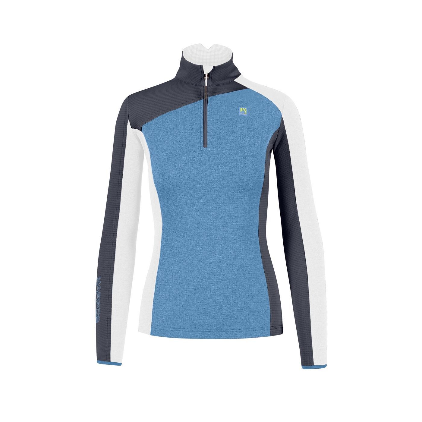 KARPOS Federa Half-Zip W Fleece, Jasper/Black/Br.White velikost: S