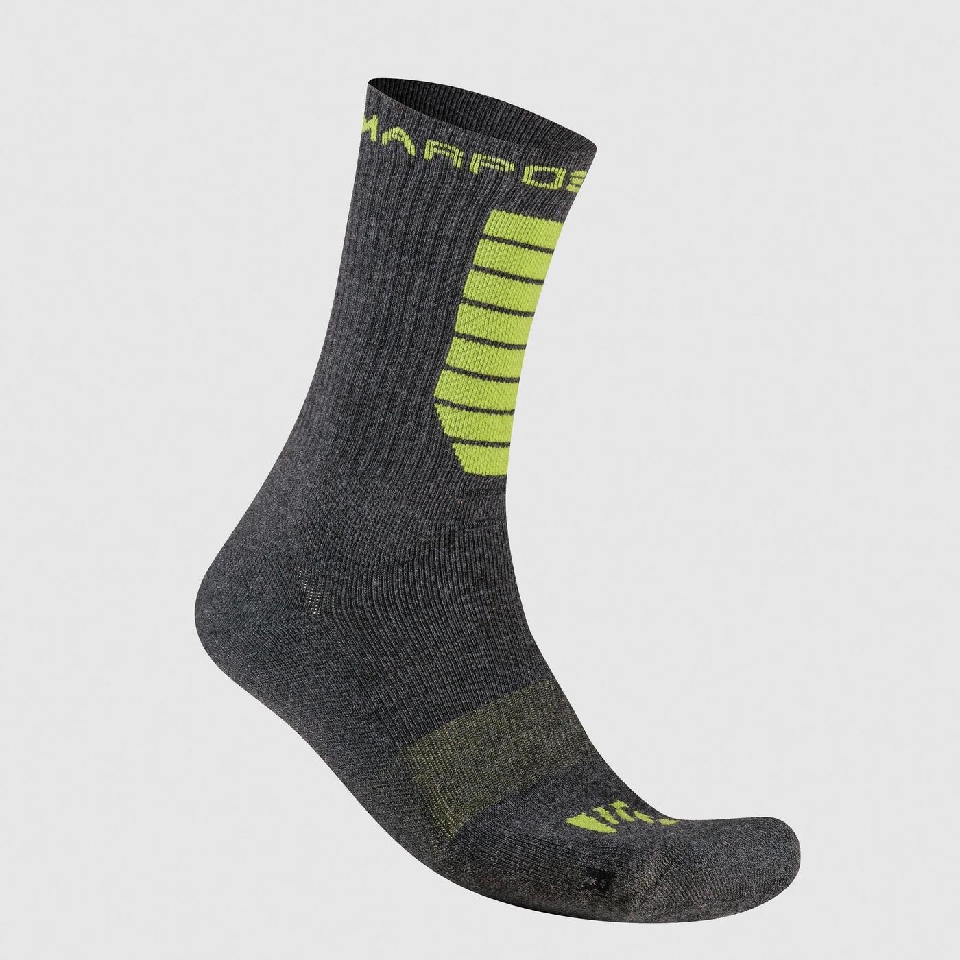 KARPOS Pietena Socks, Grey Melange Green velikost: M