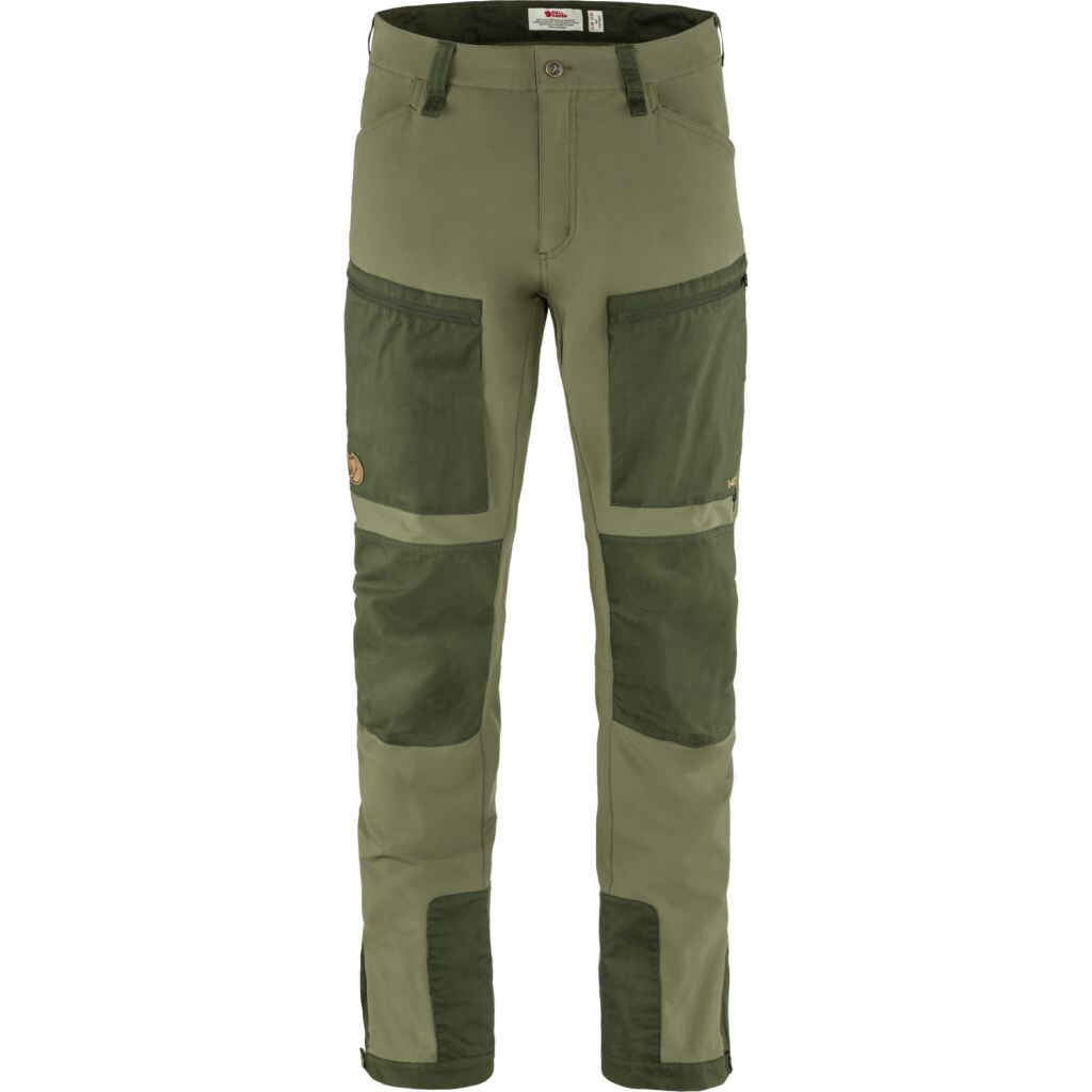 FJÄLLRÄVEN Keb Agile Trousers M, Laurel Green-Deep Forest (vzorek) velikost: 48