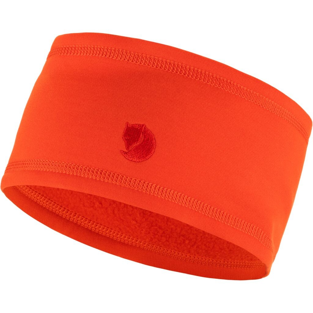 FJÄLLRÄVEN Polar Fleece Headband, Flame Orange (vzorek) velikost: L/XL