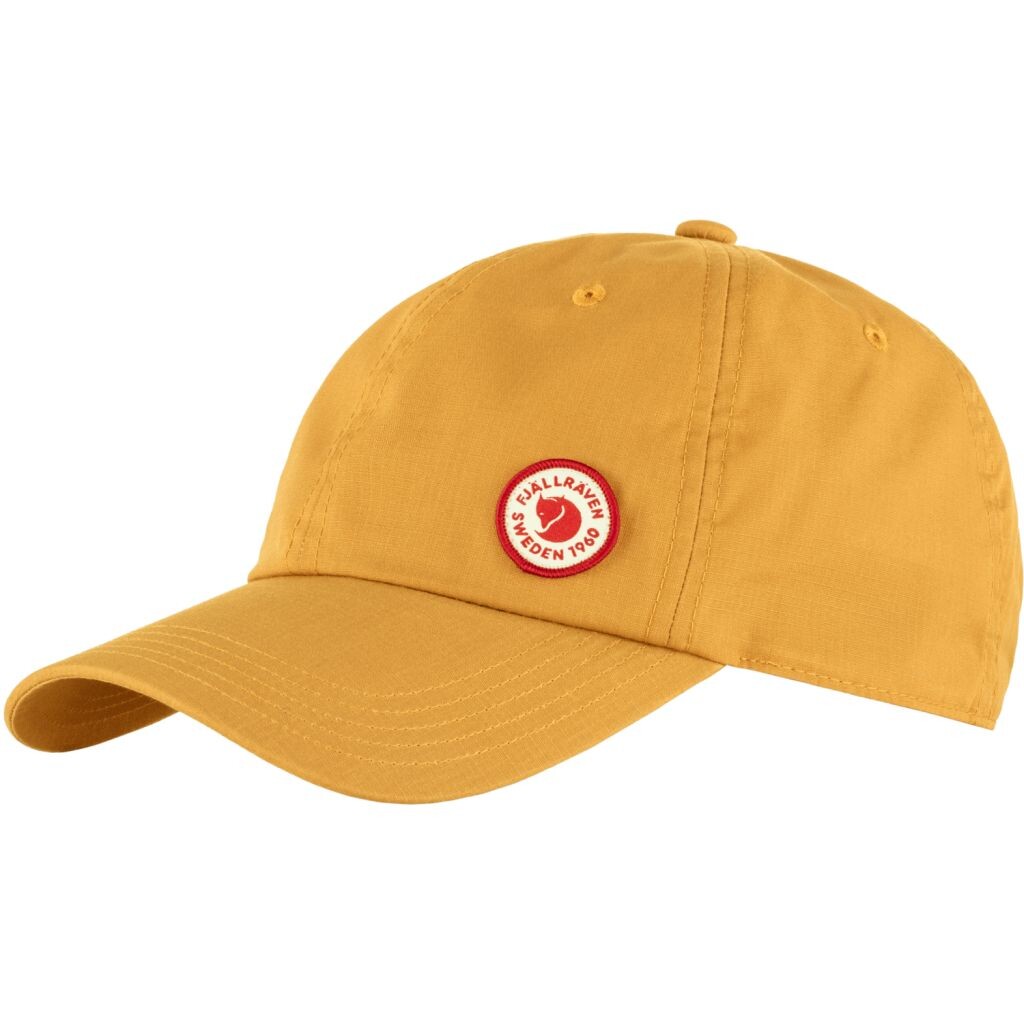 FJÄLLRÄVEN Fjällräven Logo Cap, Mustard Yellow (vzorek) velikost: L/XL
