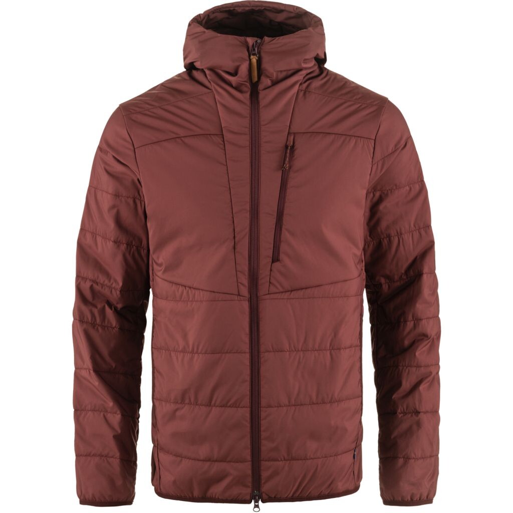 FJÄLLRÄVEN Keb Padded Hoodie M, Maroon (vzorek) velikost: M