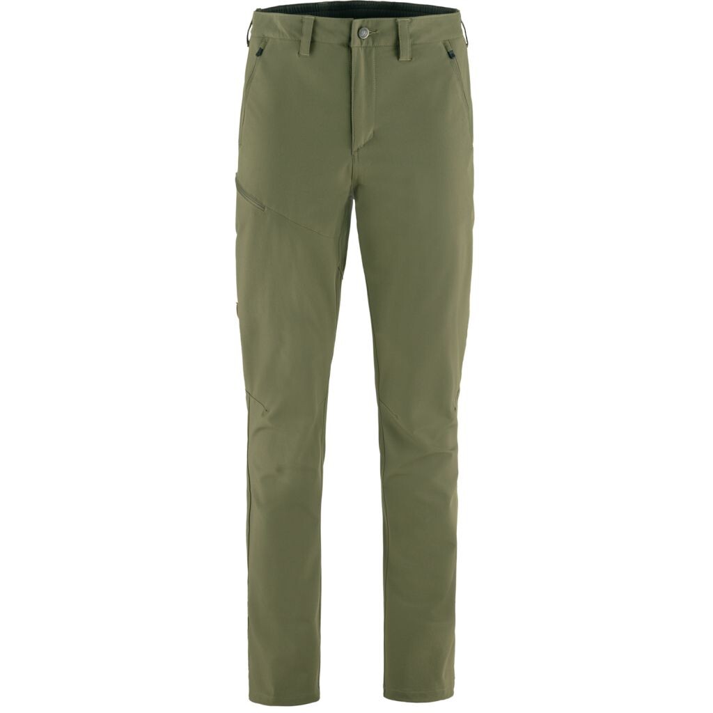 FJÄLLRÄVEN Abisko Stretch Trousers M, Laurel Green (vzorek) velikost: 48