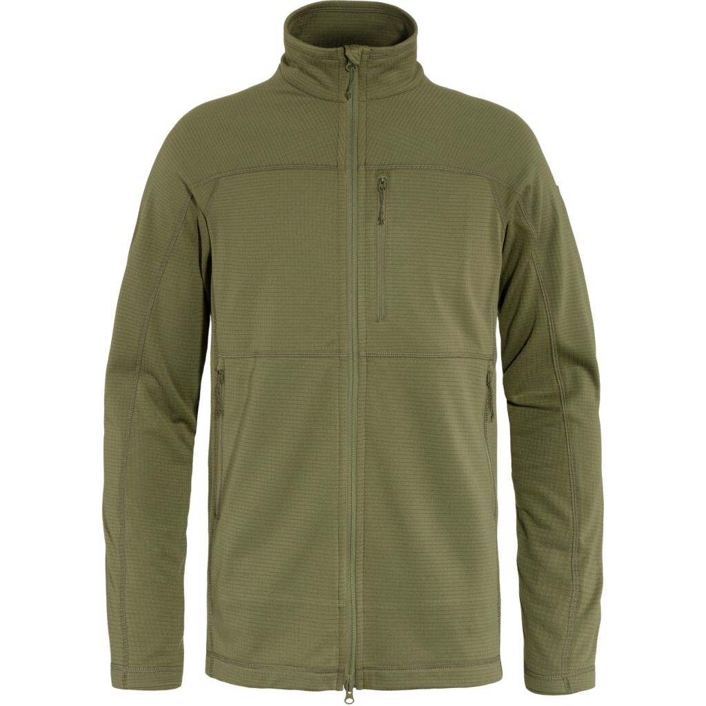FJÄLLRÄVEN Abisko Lite Fleece Jacket M, Green (vzorek) velikost: M