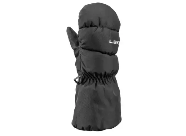 Leki Little Glace Zero Mitt Long dětské palčáky Black vel. 3.0 (6-7 let)
