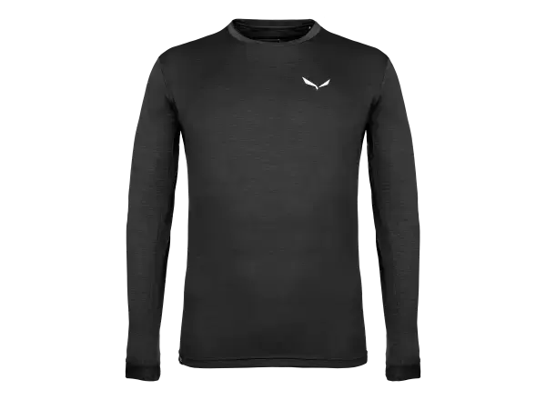 Salewa Puez Melange Dry pánské triko dlouhý rukáv black out melange vel. L