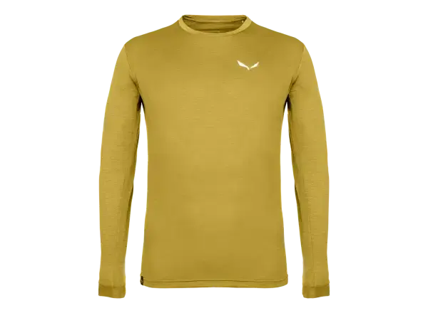 Salewa Puez Melange Dry pánské triko dlouhý rukáv olive oil melange vel. L