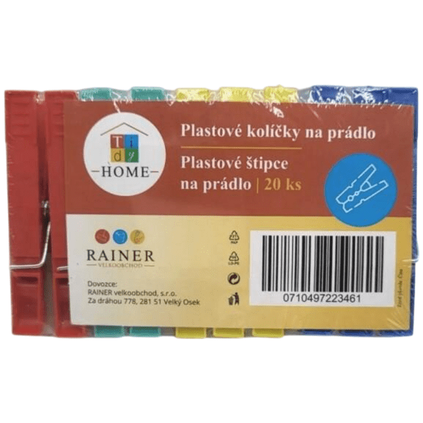 Tidy Home plastové kolíčky na prádlo 20 ks