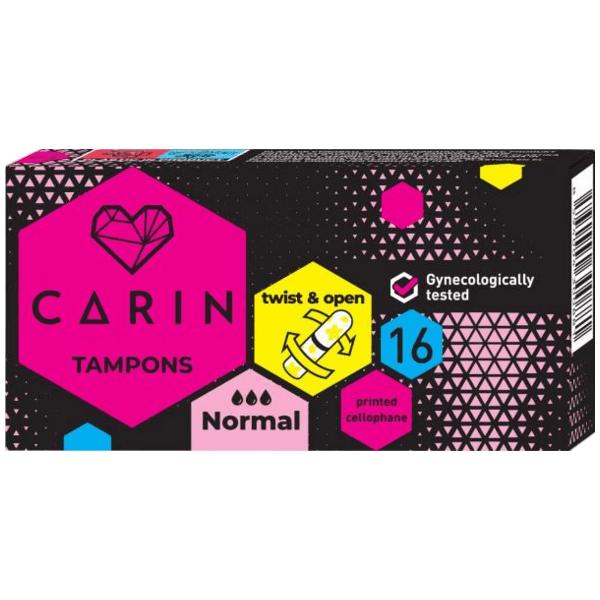 Carin Normal dámské tampony, 16 ks