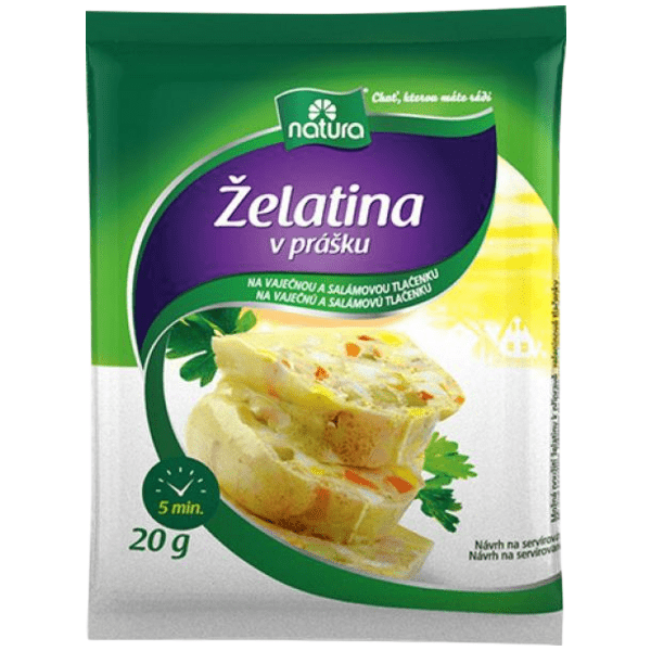 Natura Želatina na vaječnou a salámovou tlačenku 20 g