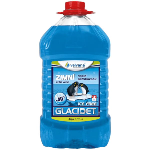 Velvana Glacidet Ice Free -40 °C, nemrznoucí směs do ostřikovačů, 3 l