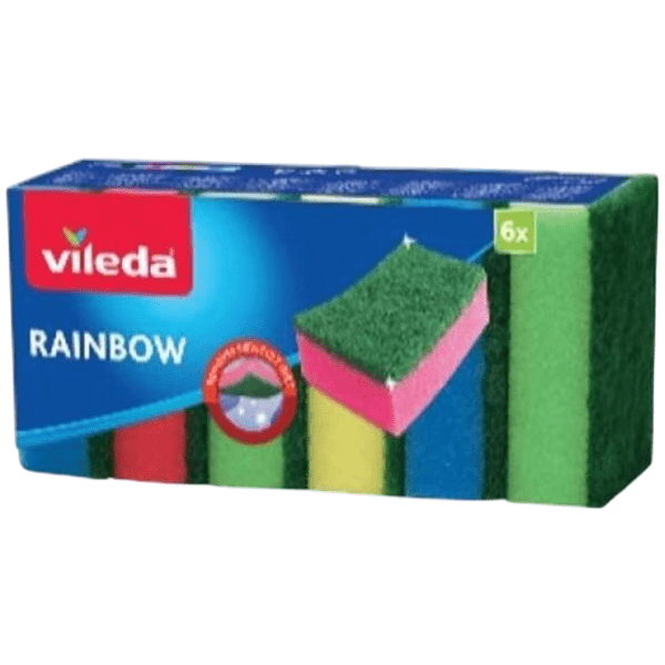Vileda houbička Rainbow 6ks