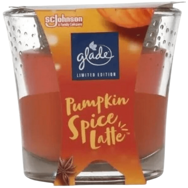 Glade svíčka vonná Maxi Pumpkin Spice Latte, 204 g