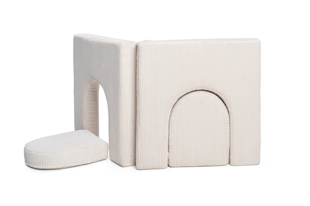 SHAPPY Dětské pěnové oblouky k sestavě SHAPPY ORIGINAL manšestr Barva: Vanilla