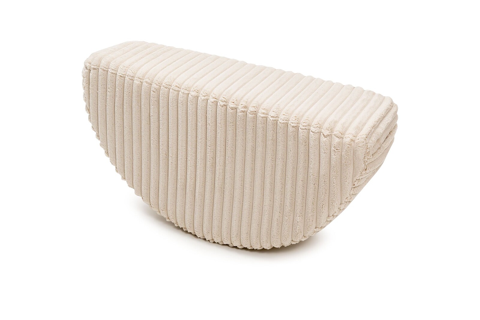 SHAPPY Dětský pěnový houpací taburet SHAPPY premium manšestr WAFFLE Barva: Cream Beige