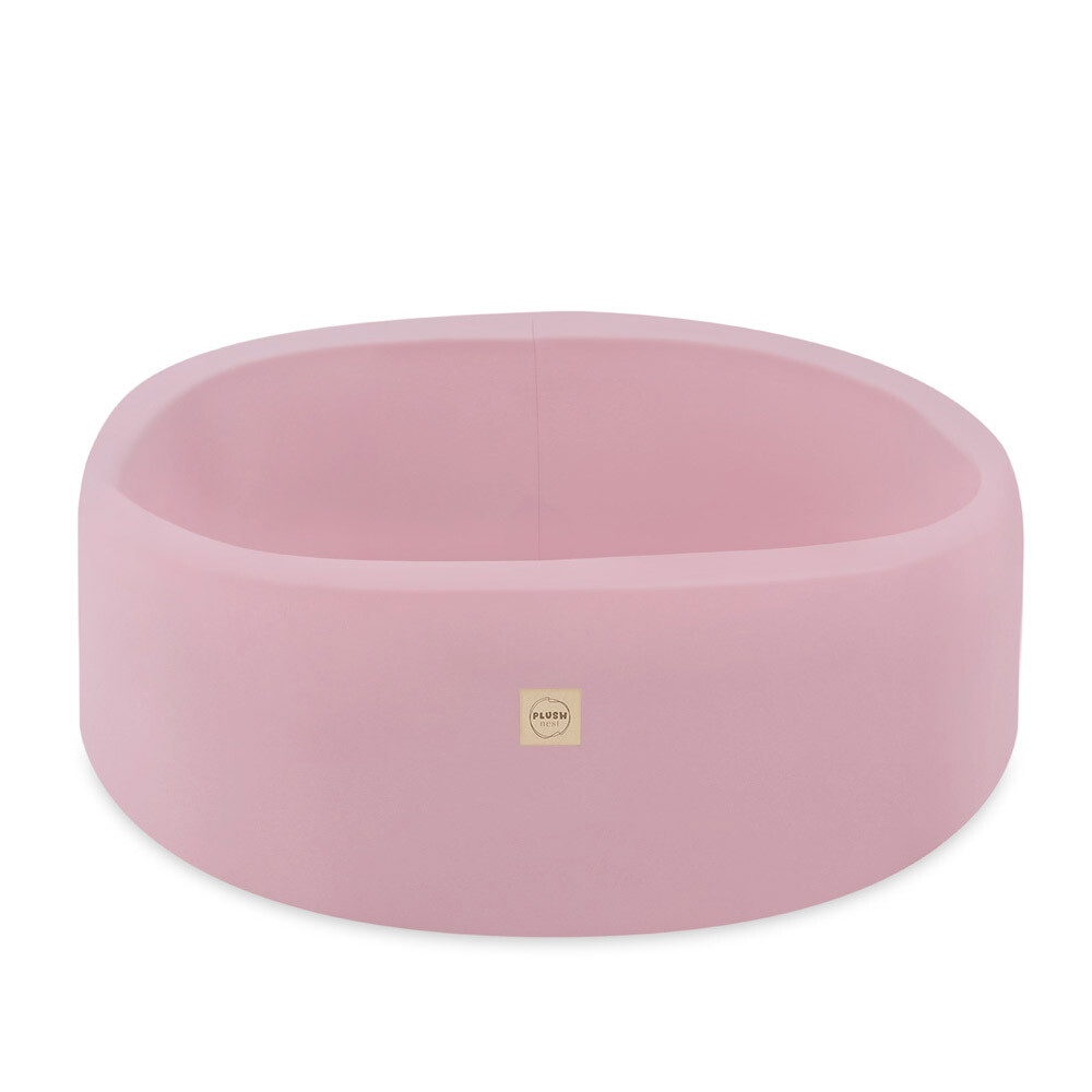 PLUSH NEST PLUSH NEST Suchý bazén kulatý Bavlna (kolekce Smart) růžový Ø 90 × 30 cm