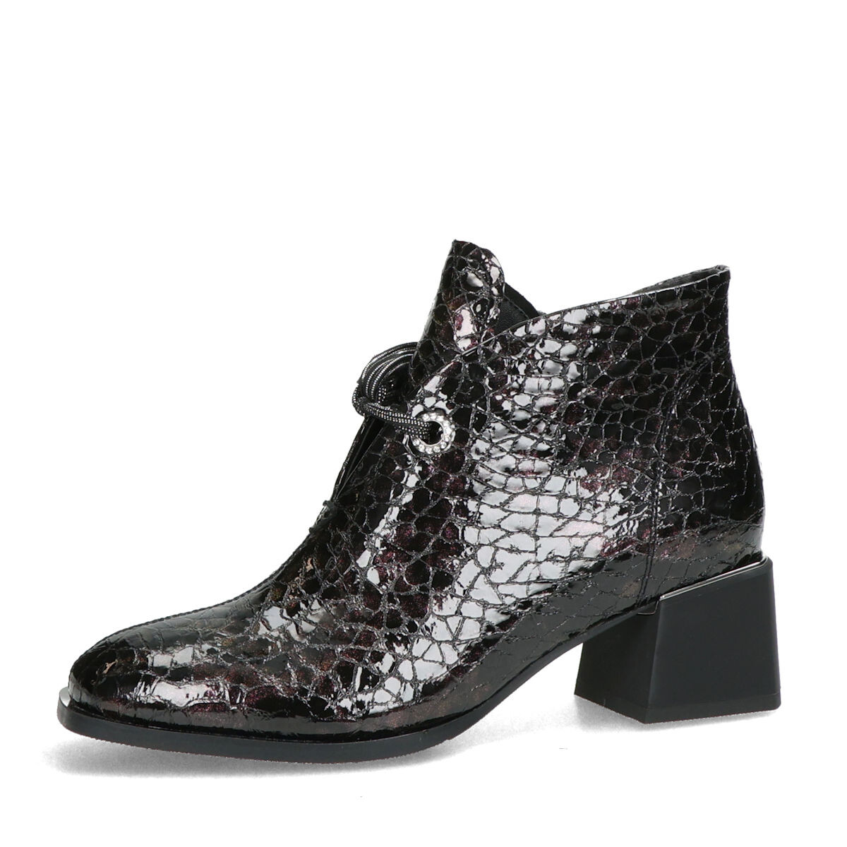 Epica dámské elegantní kotníkové boty - bordó - 36