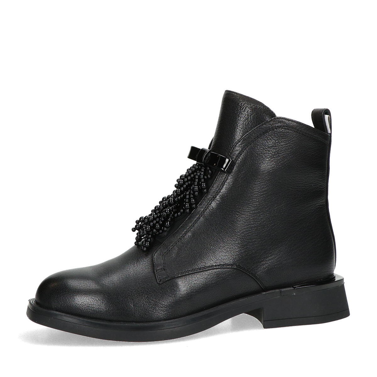 Epica dámské kožené kotníkové boty - černé - 36