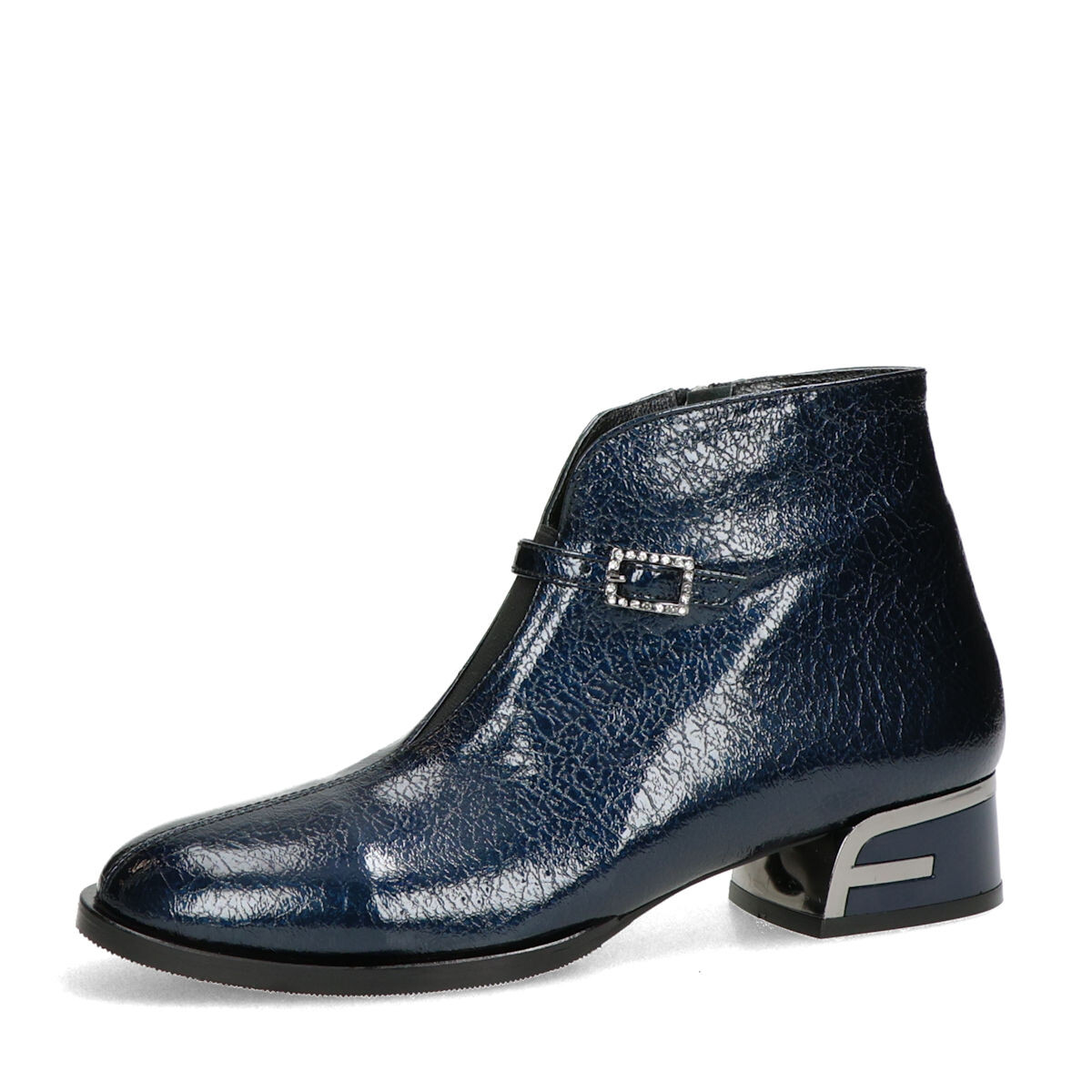 ETIMEĒ dámské elegantní kotníkové boty - tmavomodré - 36