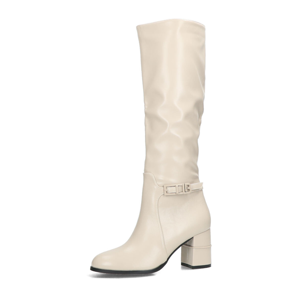 Laura Biagiotti dámské elegantní kozačky - béžové - 36