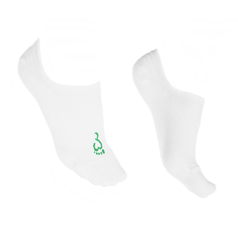 NEVIDITELNÉ BAREFOOT PONOŽKY BAMBUS Bílé 5 kusů