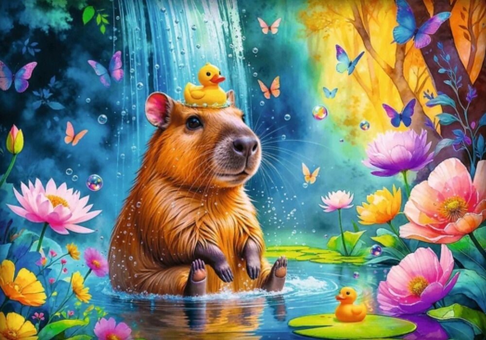 Trefl Puzzle 1000 Kapybara