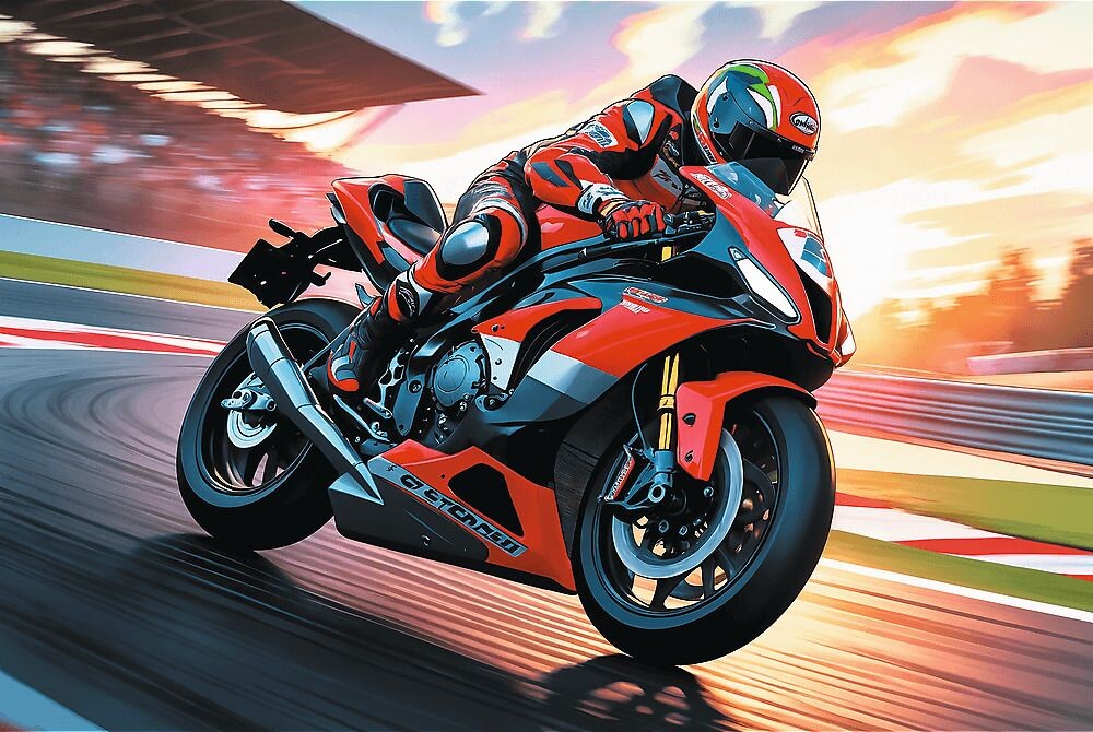 Trefl Puzzle 100 Rychlá motorka