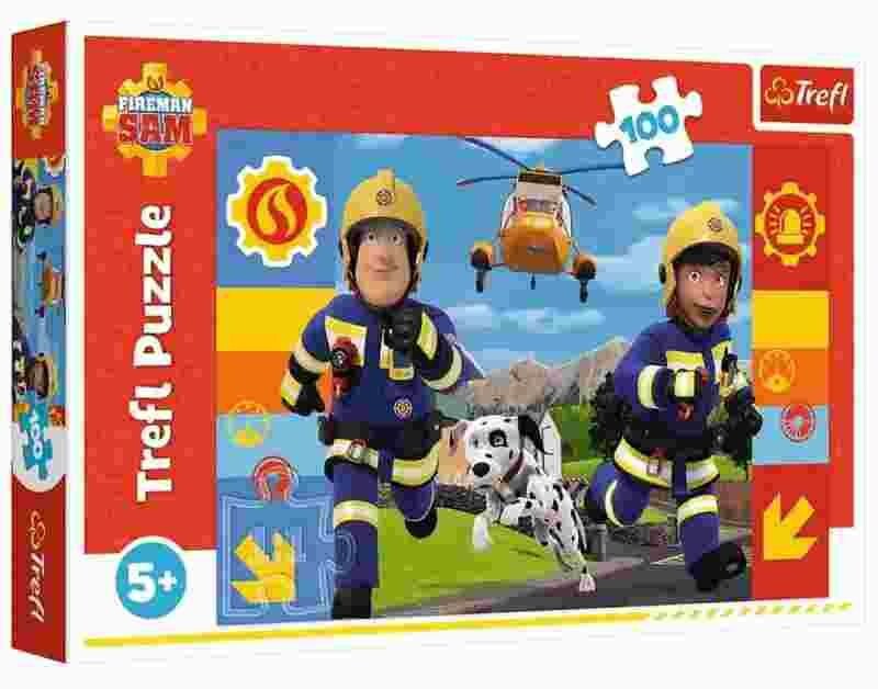 Trefl Puzzle 100 Hasič Sam