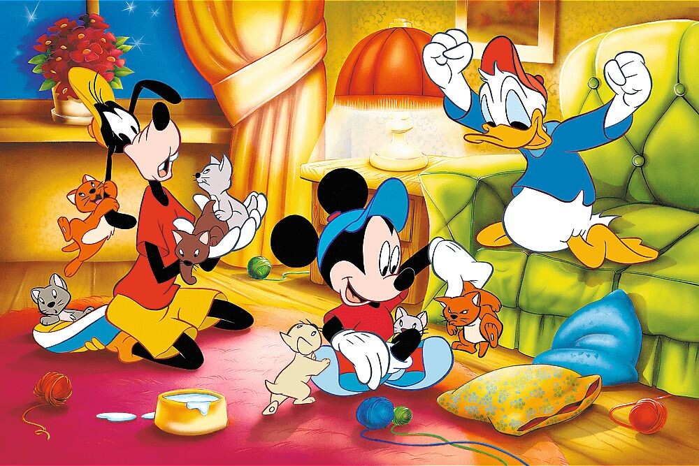 TREFL Puzzle Disney: Mickey Mouse a přátelé 600 dílků
