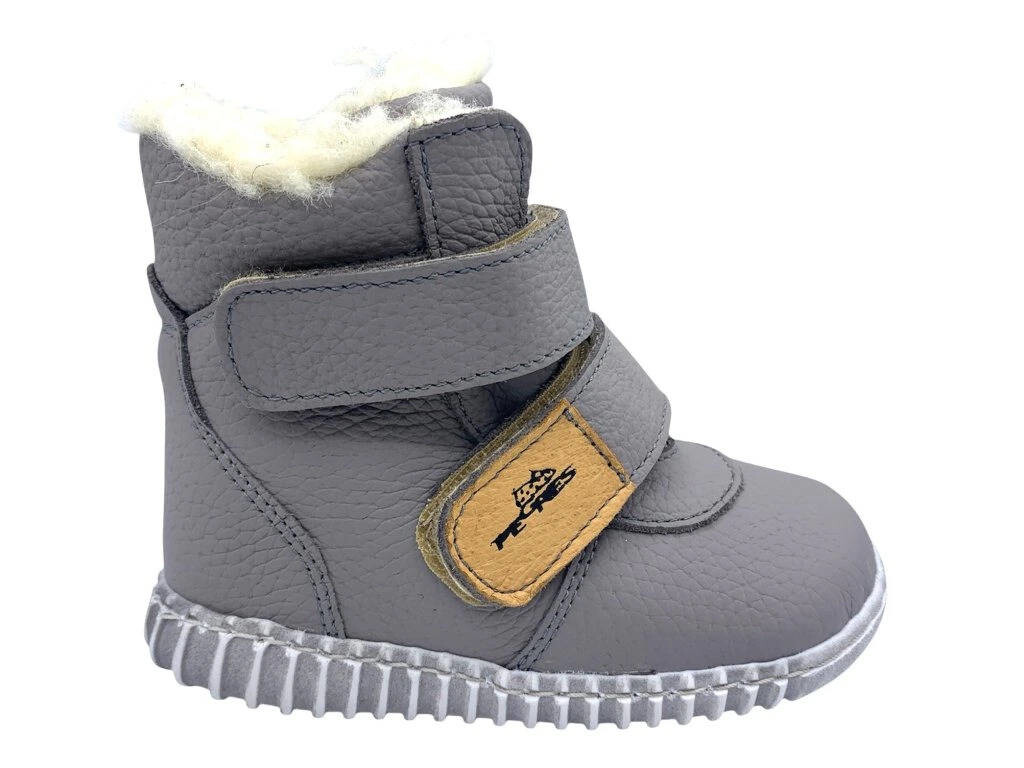 Pegres 1706 Bosé Dětské zimní boty šedé 22