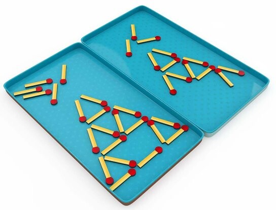 Magnetické Zápalkové hlavolamy