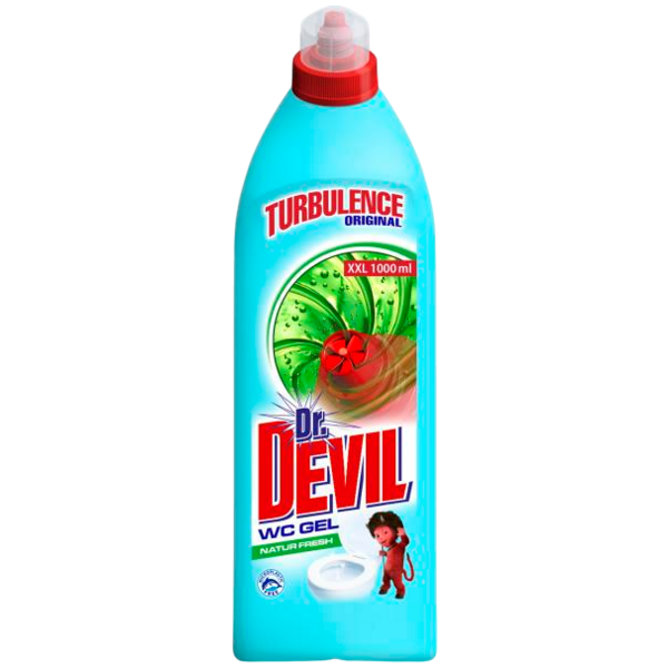 Dr. Devil WC gel Turbulence Natur Fresh 1L